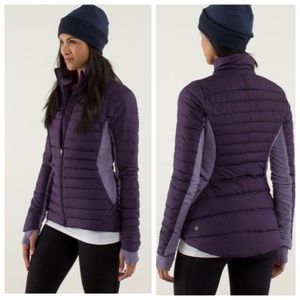 Lululemon Fluff Off Jacket Deep Zinfandel Sz 4